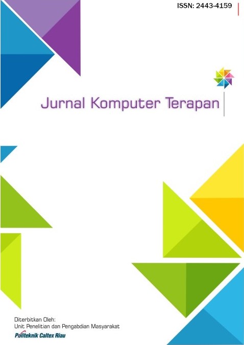 					Lihat Vol 2 No 1 (2016): Jurnal Komputer Terapan
				